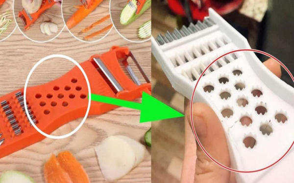 The round hole on the grater has 5 useful uses