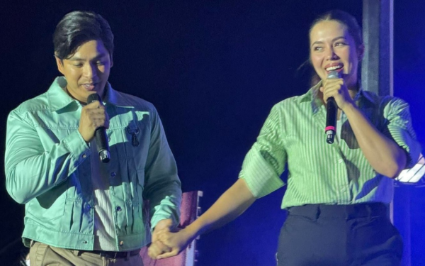 Coco Martin proud of girlfriend Julia Montes after watching 'Saving Grace' trailer