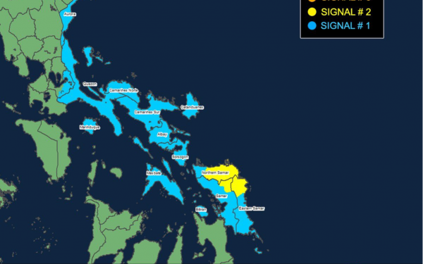 More areas under cyclone signals as 'Pepito' intensifies anew