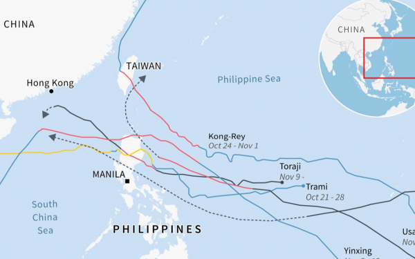 From Kristine to Pepito: 6 cyclones batter PH one after another