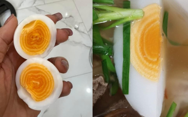 Not everyone knows how to boil eggs to get many layers in the yolk