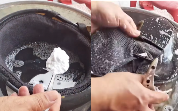 Save this way to clean your helmet